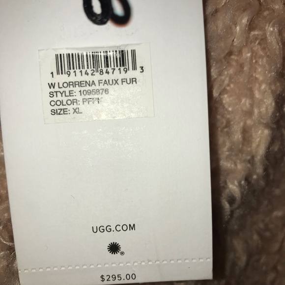 Ugg Australia Faux Fur Lorrena Jacket XL - Picture 3 of 7